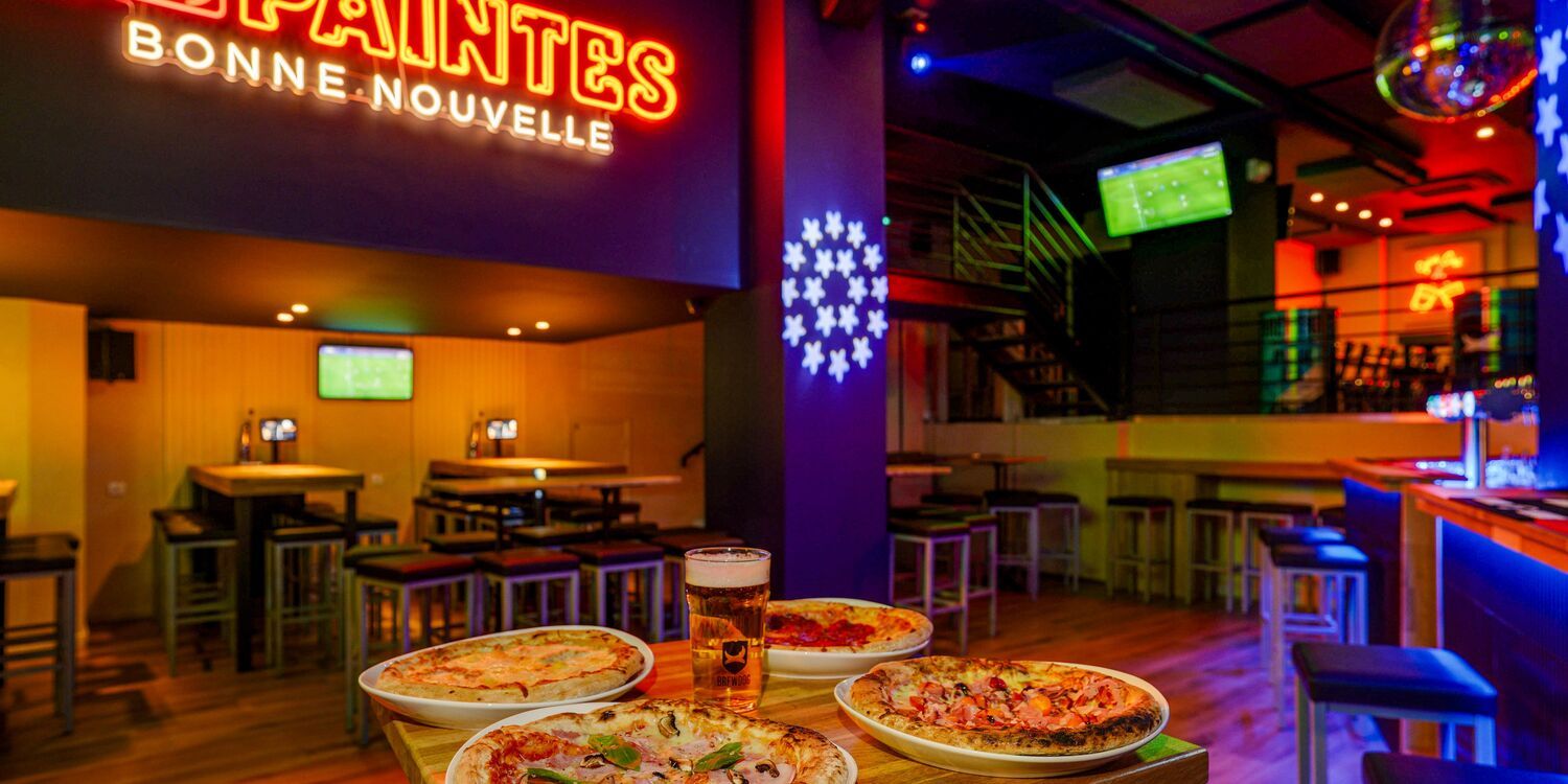 Pizzas maison et ambiance chez COPAINTES